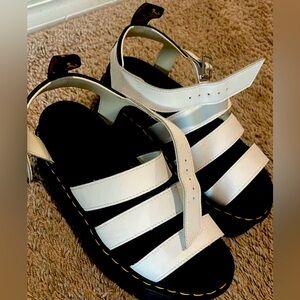 Doc marten platform sandals